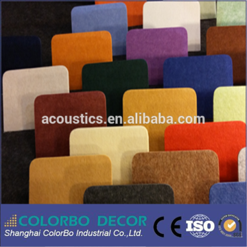 Soundproof Interior Wall Panel Color Polyester Fiber Acoustic Boards