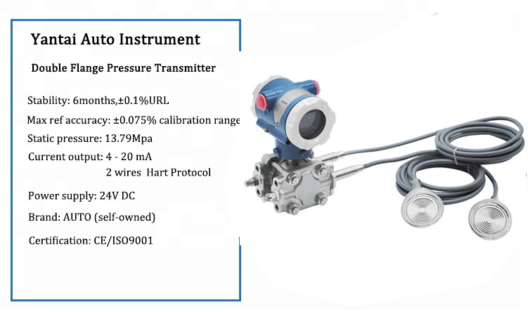 Tri Clamp Type Sanitary Differential Pressure Transmitter For Milk Beer Tank Level Measurement