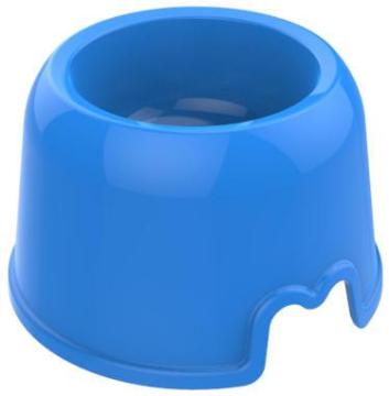 Plastic English Cocker Spaniel Dog Food Water Tall Bowl in Bright Colos