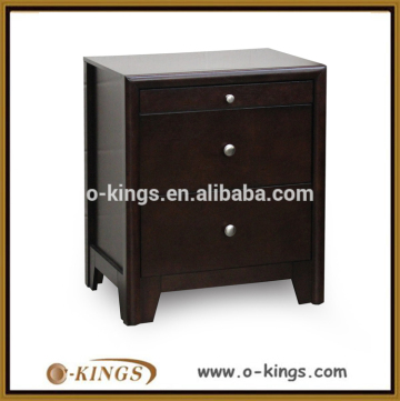 3 drawers wooden bedside table,night stand for sale