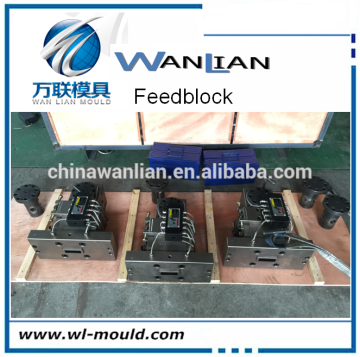 WL mould 2 layers coextrusion distributor coextrusion feedblock for composite plastic sheet