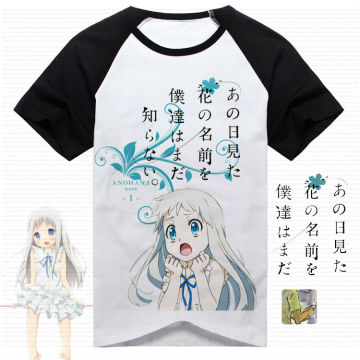 High fashion cartoon top tee white t-shirts