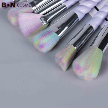 Plastic handle 10pcs professional makeup brushes