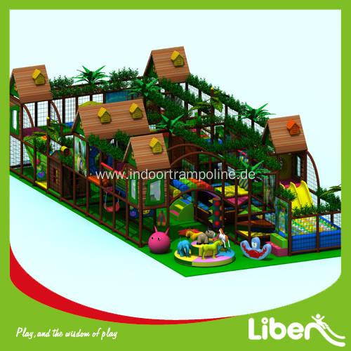 Indoor amusement playground equipment with Ball Pit Climbing structure