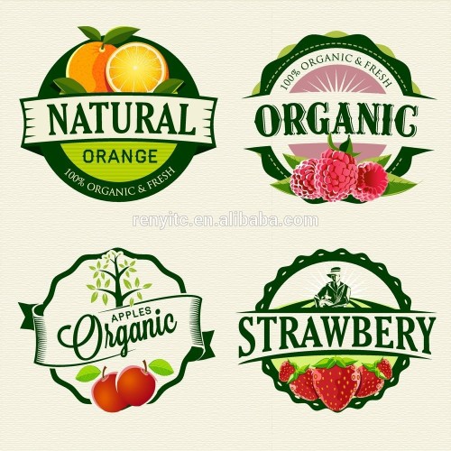 Good adhesive customized labels for food, customized sticker labels