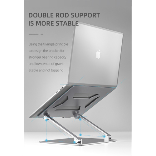 Aluminum Laptop Stand, Ergonomic Adjustable