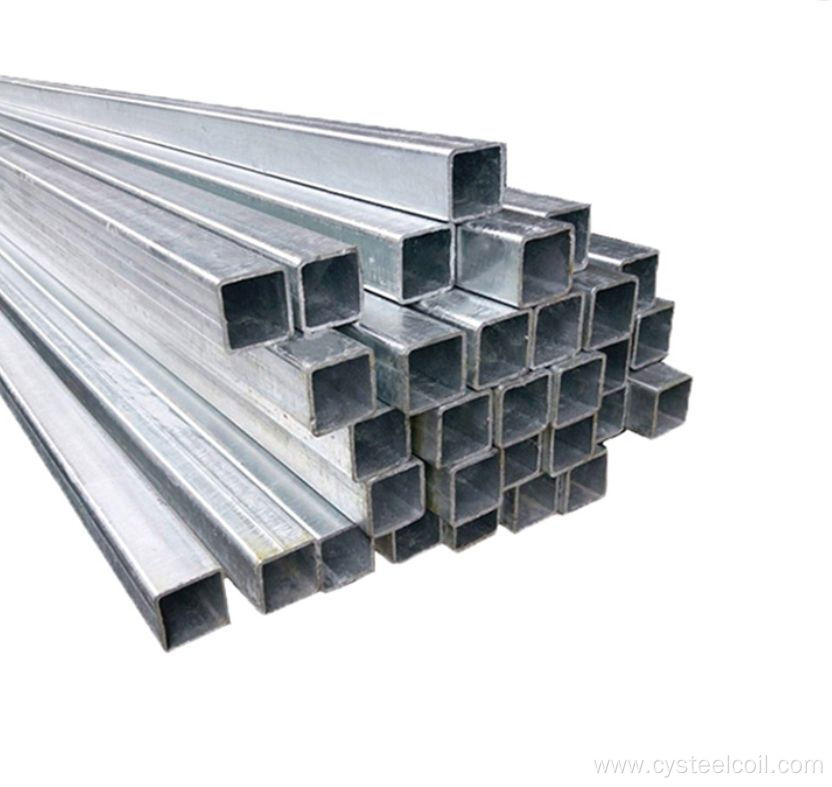 ST52-3 Alloy Galvanized Square Tube