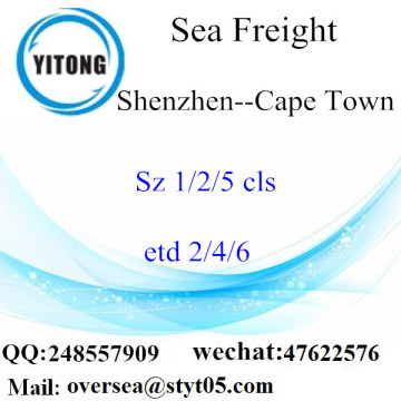 Shenzhen Port LCL Consolidation To Cape Town