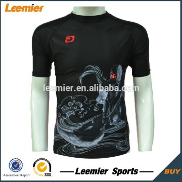 Men's high quality custom logo rash guard