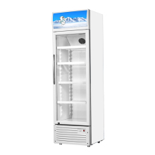 283L Supermarket Drinks Vertical Showcase Refrigerator and Single Door Upright Freezers
