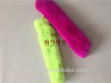 100%wholesale rex rabbit fur skin, dyed color