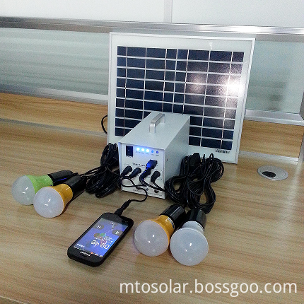 10w solar kits with mobile charger for Africa