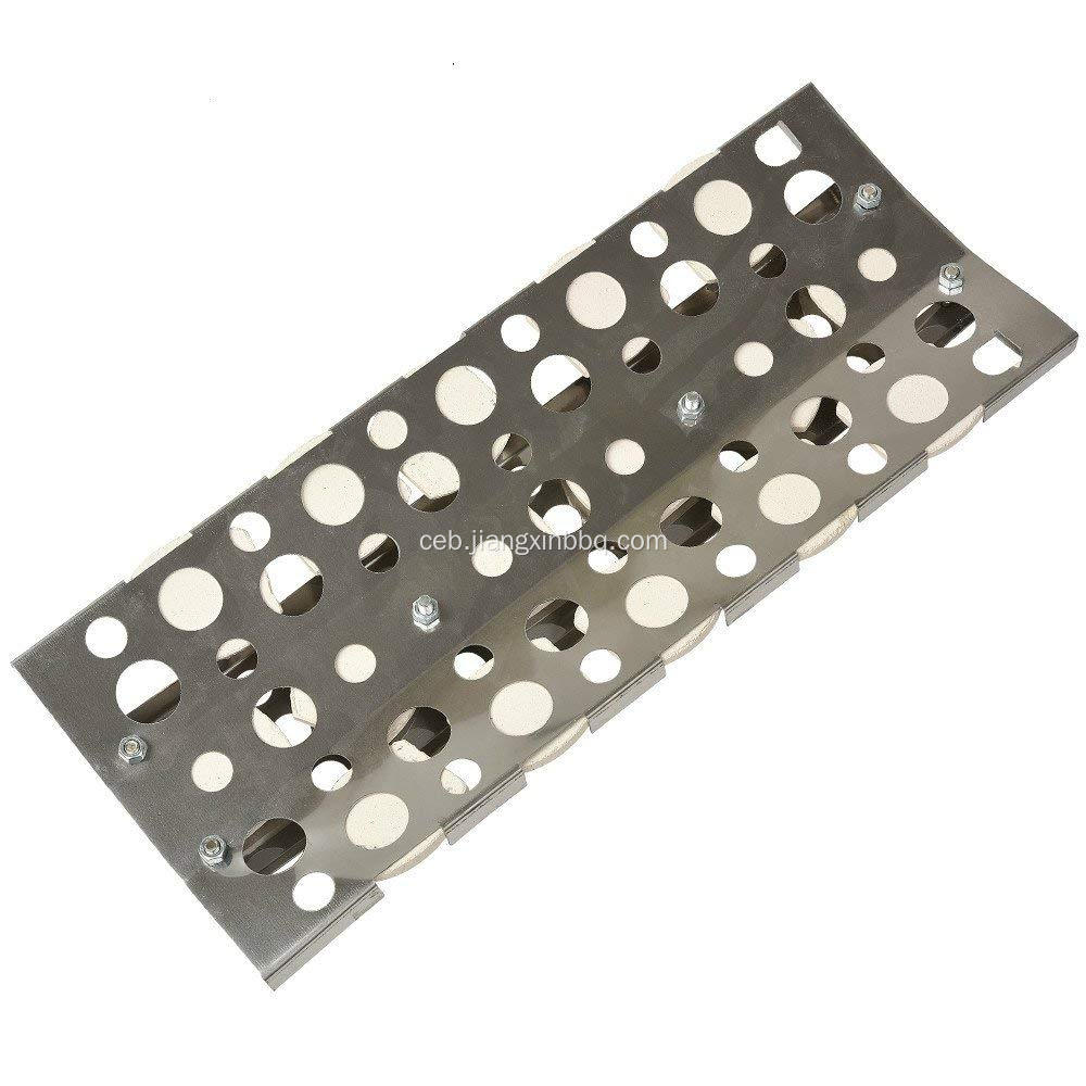 Mga Ceramic Briquette nga Adunay Stainless Steel Heat Plate