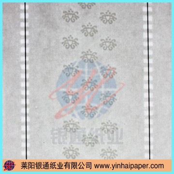 Security Paper with Window Thread and Watermark
