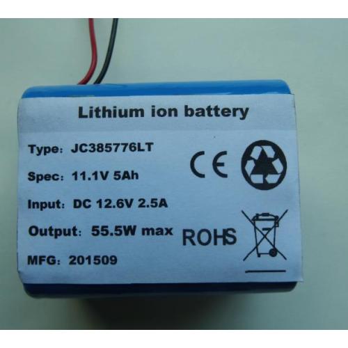 11.1V oplaadbaar li ion-batterijpakket