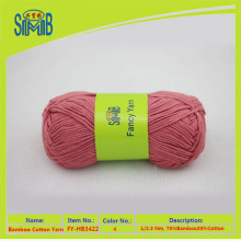OEKO TEX yarn dyeing factory customized color bamboo blended yarn with free samples in high quality