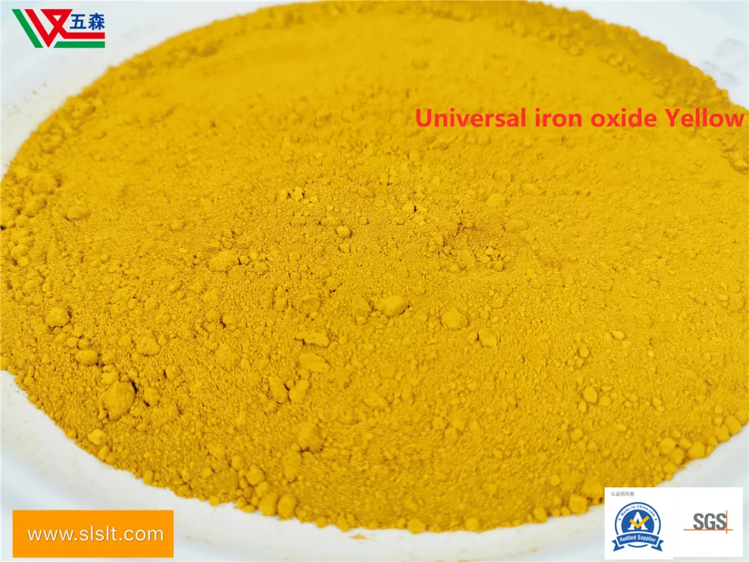 Inorganic Powder Pigment G586 Ferric Iron Oxide Yellow for Rubber Coating, Micronized Iron Oxide Yellow for Paint Coating and Plastic