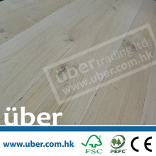 Unfinished, brushed & distressed (European White Oak) flooring