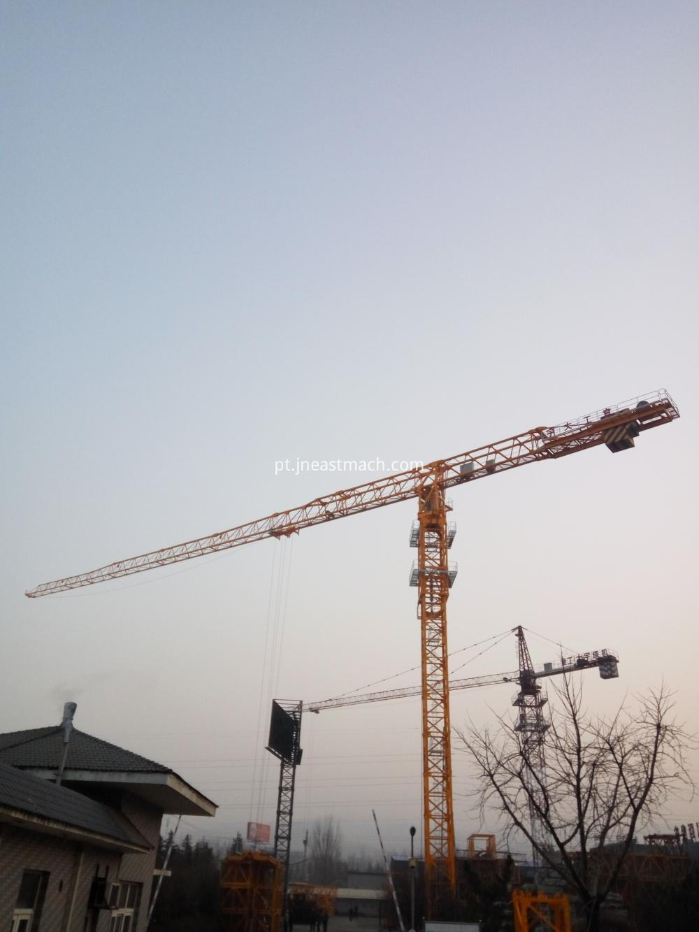 Guindaste de torre em topless da carga 8t com carga da ponta de 1 5t 8t Load Topless Tower Crane With 1 5t Tip Load
