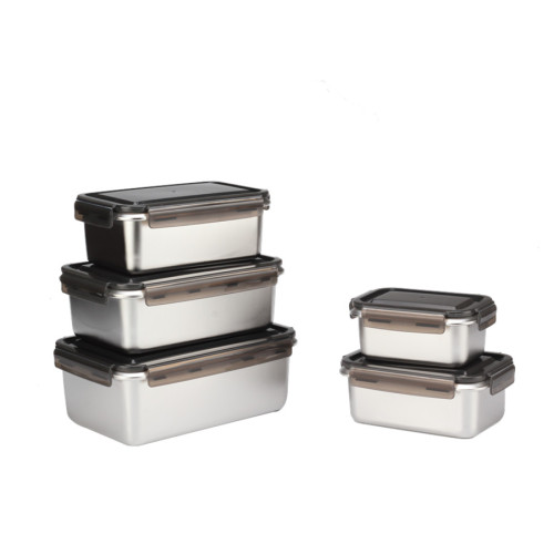 Set di 3 Bento Box impilabili