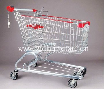 American style hand push cart shopping trolley carts