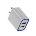 Chargeur de téléphone portable 12W Chargeur mural USB blanc