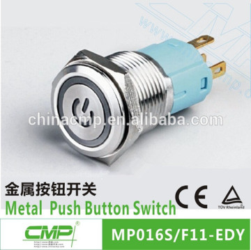 CMP waterproof dia.16mm computer power reset switch ip67