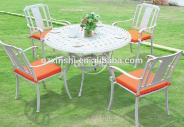 hot sell Cast aluminum dining table&chairs ,cast aluminum dining set,Outdoor furniture