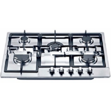 5 Burners Stainless Steel Home Natural Gas Hob