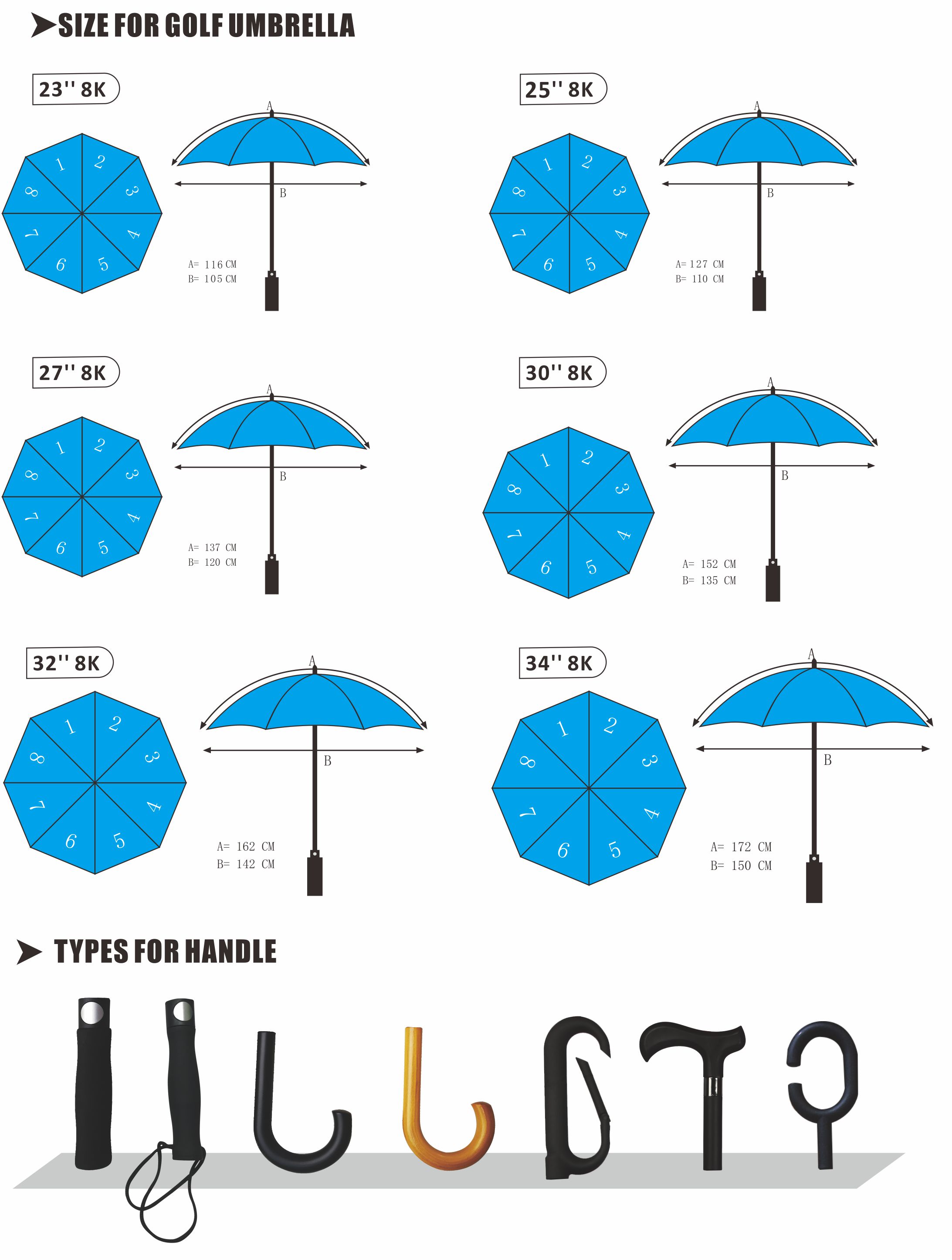 Promotion Advertising 30 inch Digital Printing Double Canopy Sun Umbrella Prints Logo Custom Golf Umbrella