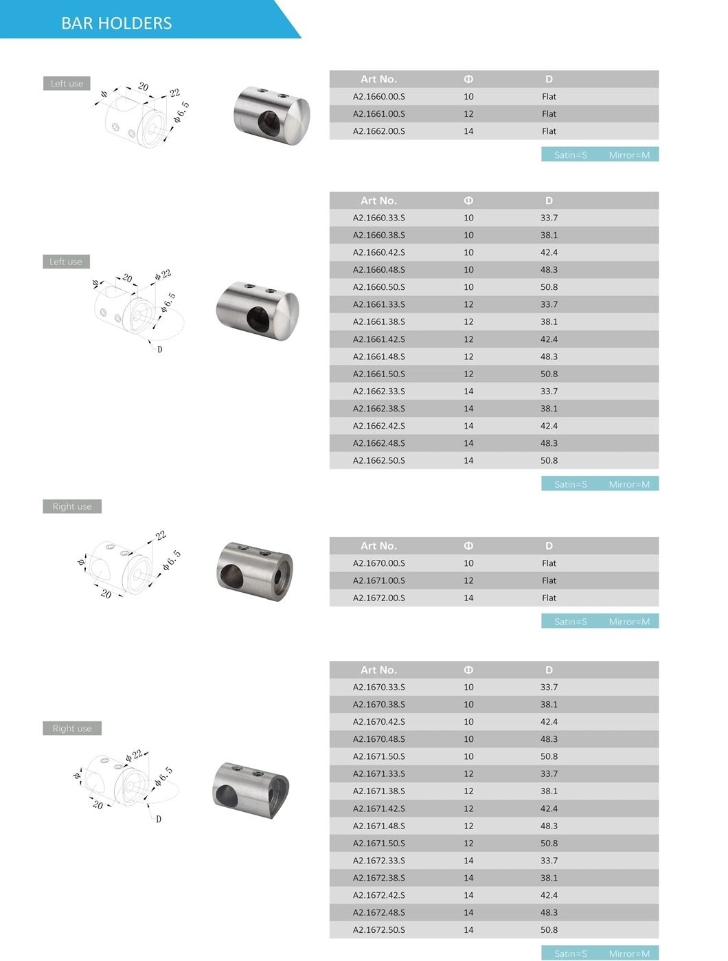 Decoration Banister Glass Stair Handrail Fittings Stainless Steel Handrail