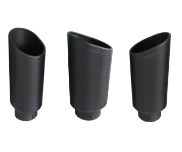 Black Powder Coated Truck Muffler Tips