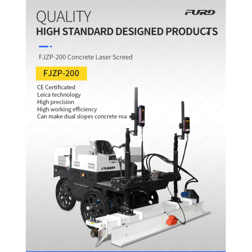 Ride-on Concrete Floor Laser Screed Hydraulic Machine