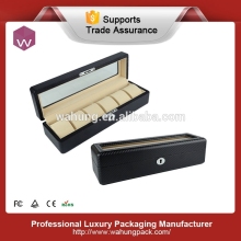 lateast model leather watch case window watch box