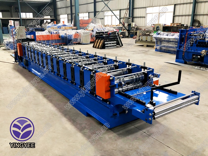 Galvanized steel roof sheet standing seam roll forming machine