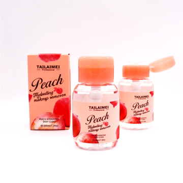 Peach Hydrating Makeup Remover Liquid Nourishing Fish Skin Makeup Remover Cleansing Liquid R002 TLM Manufacturer