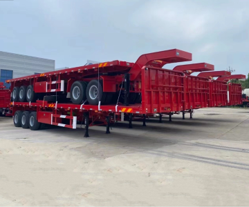 8 Axle Superlink flatbed semi trailer