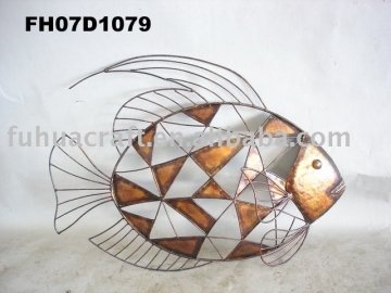 iron fish wall decoration