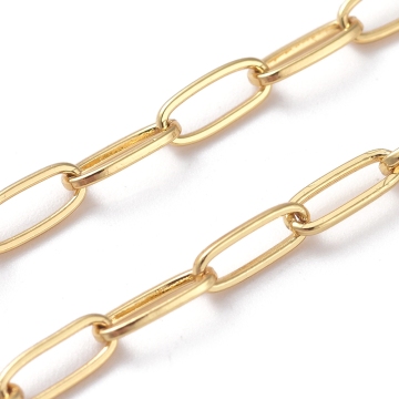 Gold-Plated Brass Paperclip Chains: Durable and Stylish Accessory