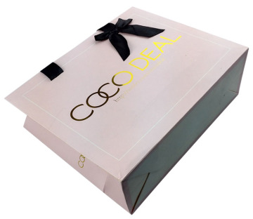 Custom Logo Gold Foil Lower Price Paper Bag