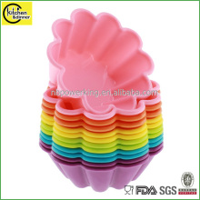 Flower Silicone Reusable Baking Cups
