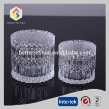 christmas clear glass candy jars