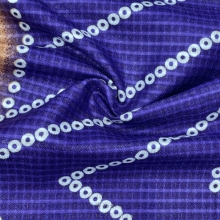 Plaid Printed Plain Weave Pure Rayon Textile