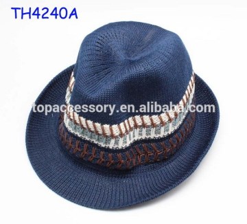 Manufactuer Sunny Shine wholesale hat cowboy fashion folded cheap Panama straw hat