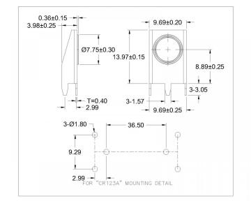 CR123A POSITIVE BATTERY CONTACT BS-S-NI-B-595