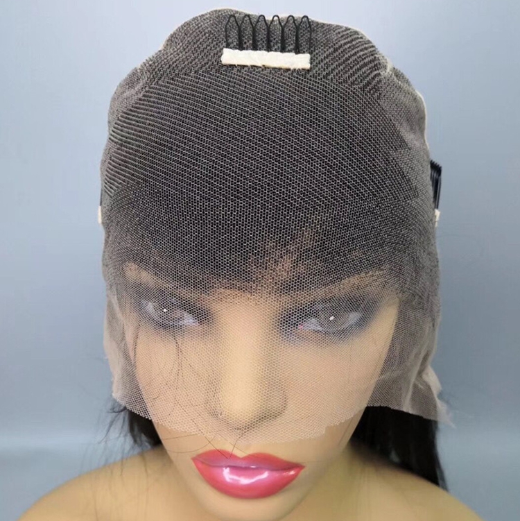 Annione Cuticle Aligned Human Hair Highlighted Hd Human Hair Full Lace Wigs Wholesale Glueless Kinky Curly Indian Brazilian Hair