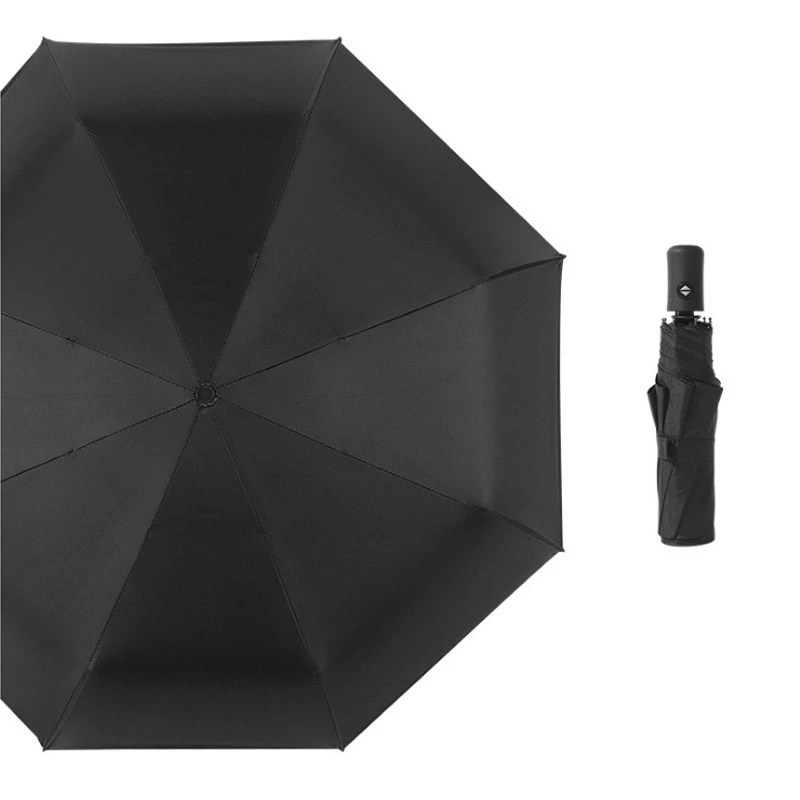 Windproof Stock Travel 3 Fold Umbrella with Anti UV