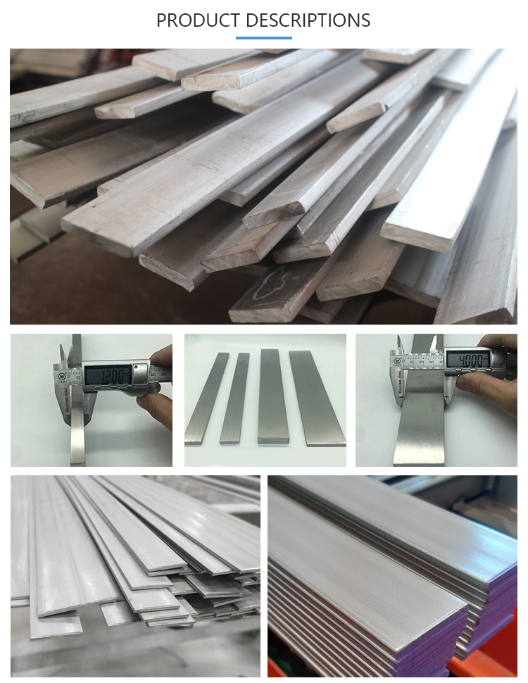 304 ss Stainless Steel Flat bar ss316 stock sizes Stainless Steel Rods For Sale