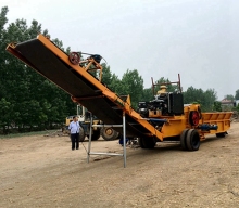 Can be customized drum type wood chipper