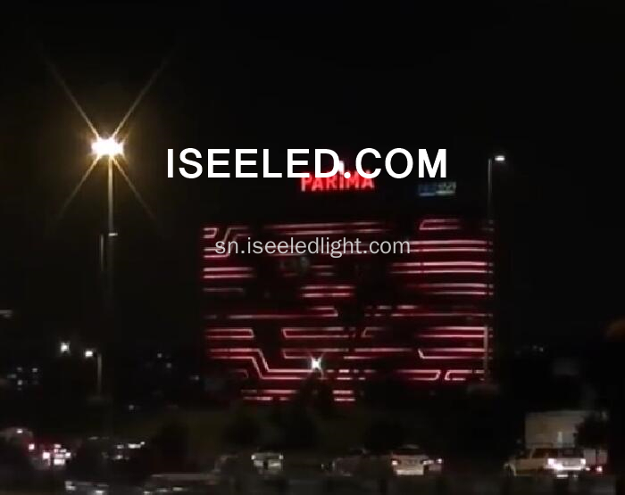 1m dmx rgb yakatungamira pixel bar facade mwenje